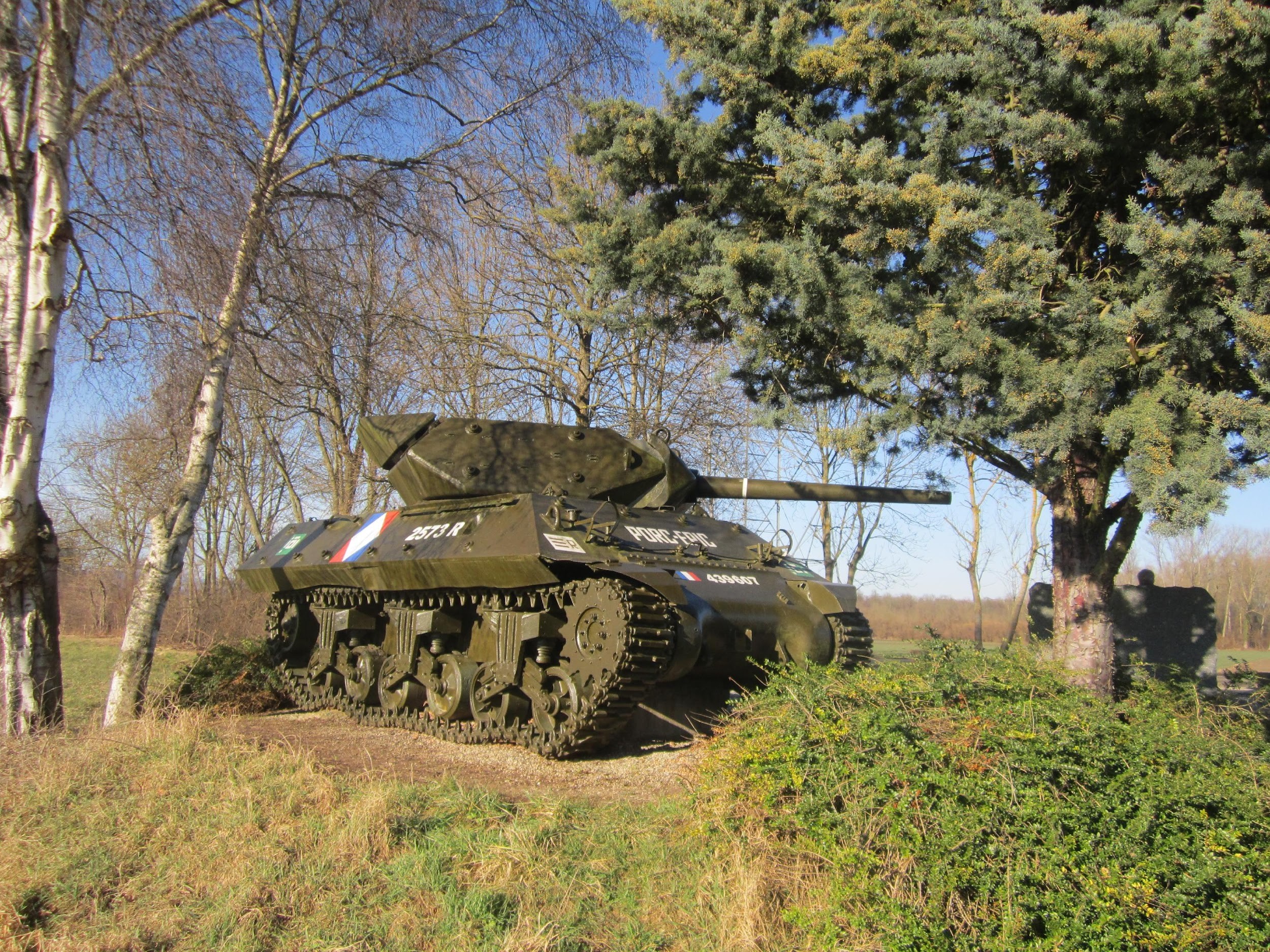 M10 Wolverine Porc-Epic Panzer bei Illhäusern im Elsass